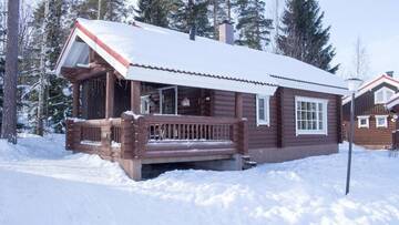 Фото номера Вилла с 3 спальнями Виллы Villa Kurpitsa at MESSILA ski &amp; camping г. Холлола 76