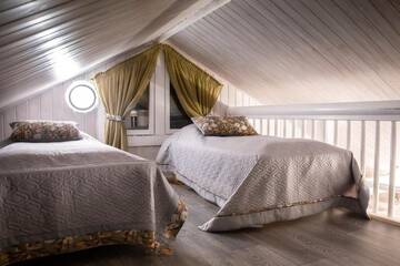Фото номера Вилла с 3 спальнями Виллы Villa Kurpitsa at MESSILA ski &amp; camping г. Холлола 57